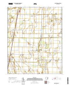 Hickory Ridge 2020 topographic map thumbnail