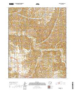 Hindsville 2020 topographic map thumbnail