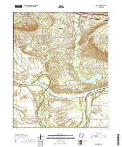 Holla Bend 2020 topographic map thumbnail