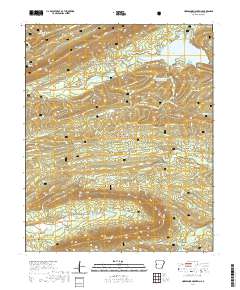 Horseshoe Mountain 2020 topographic map thumbnail