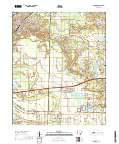 Jacksonville 2020 topographic map thumbnail