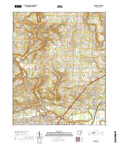 Judsonia 2020 topographic map thumbnail
