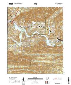 Lake Catherine 2020 topographic map thumbnail