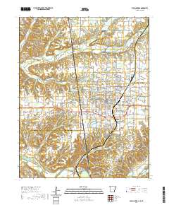 Siloam Springs 2020 topographic map thumbnail