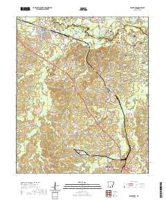 Smackover 2020 topographic map thumbnail