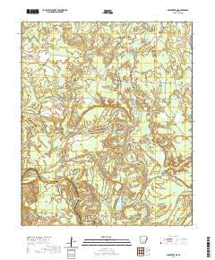Smackover NE 2020 topographic map thumbnail