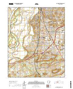South Fort Smith 2020 topographic map thumbnail