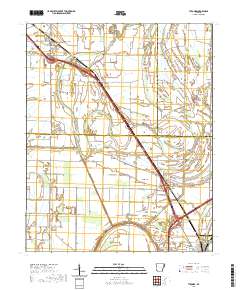 Tyronza 2020 topographic map thumbnail