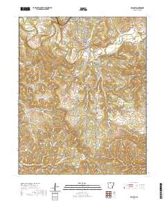 Yellville 2020 topographic map thumbnail