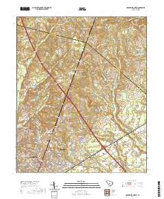 Orangeburg North 2020 topographic map thumbnail