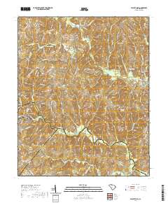 Pacolet Mills 2020 topographic map thumbnail