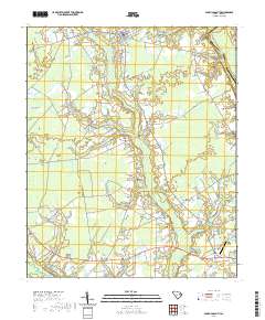 Pamplico South 2020 topographic map thumbnail