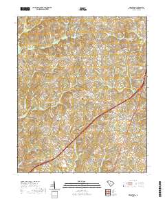 Piercetown 2020 topographic map thumbnail