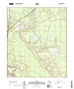 Pineland 2020 topographic map thumbnail