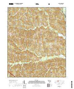 Pomaria 2020 topographic map thumbnail