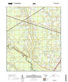 Reevesville 2020 topographic map thumbnail