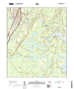 Ridgeland 2020 topographic map thumbnail