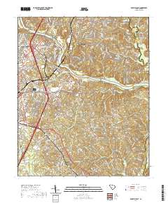 Rock Hill East 2020 topographic map thumbnail