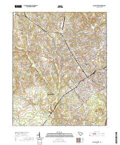 Rock Hill West 2020 topographic map thumbnail