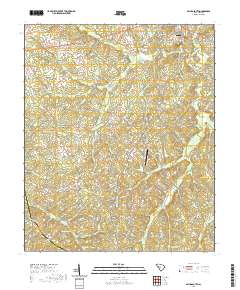Saluda South 2020 topographic map thumbnail