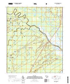 South Santee 2020 topographic map thumbnail