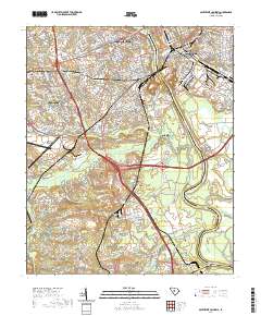 Southwest Columbia 2020 topographic map thumbnail