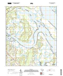 Spring Island 2020 topographic map thumbnail