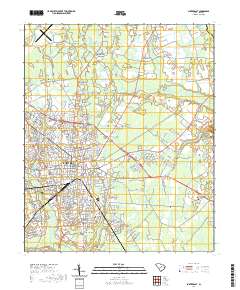 Sumter East 2020 topographic map thumbnail