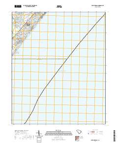 Surfside Beach 2020 topographic map thumbnail
