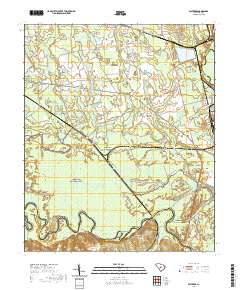 Wateree 2020 topographic map thumbnail