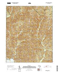 White Oak Creek 2020 topographic map thumbnail