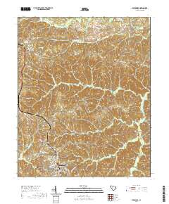 Winnsboro 2020 topographic map thumbnail