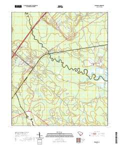 Yemassee 2020 topographic map thumbnail