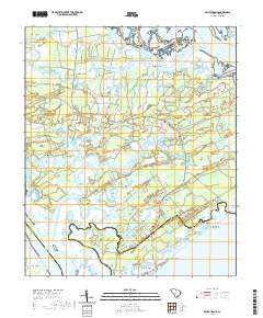 Edisto Island 2020 topographic map thumbnail