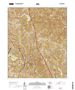Enoree 2020 topographic map thumbnail