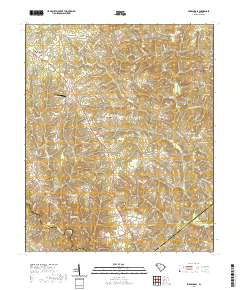 Fork Shoals 2020 topographic map thumbnail