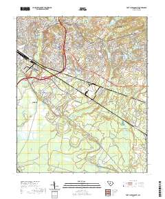 Fort Jackson South 2020 topographic map thumbnail