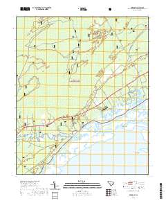 Awendaw 2020 topographic map thumbnail