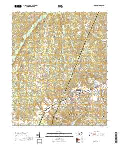 Batesburg 2020 topographic map thumbnail