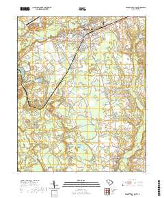Bennettsville South 2020 topographic map thumbnail
