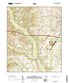 Bishopville West 2020 topographic map thumbnail