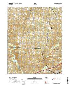 Blacksburg North 2020 topographic map thumbnail