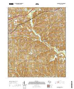 Blacksburg South 2020 topographic map thumbnail