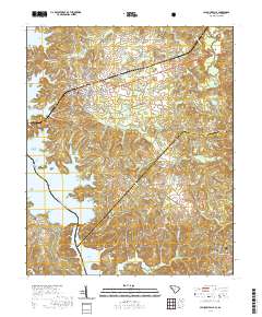 Calhoun Falls 2020 topographic map thumbnail