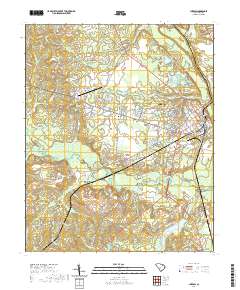 Cheraw 2020 topographic map thumbnail