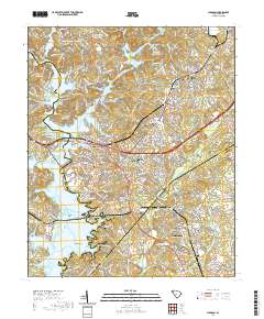 Clemson 2020 topographic map thumbnail