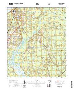 Cordesville 2020 topographic map thumbnail