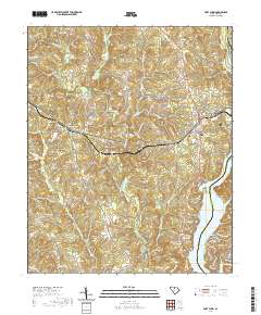 Fort Lawn 2020 topographic map thumbnail