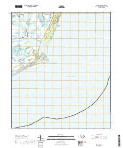 Fripp Inlet 2020 topographic map thumbnail