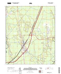 Hardeeville 2020 topographic map thumbnail